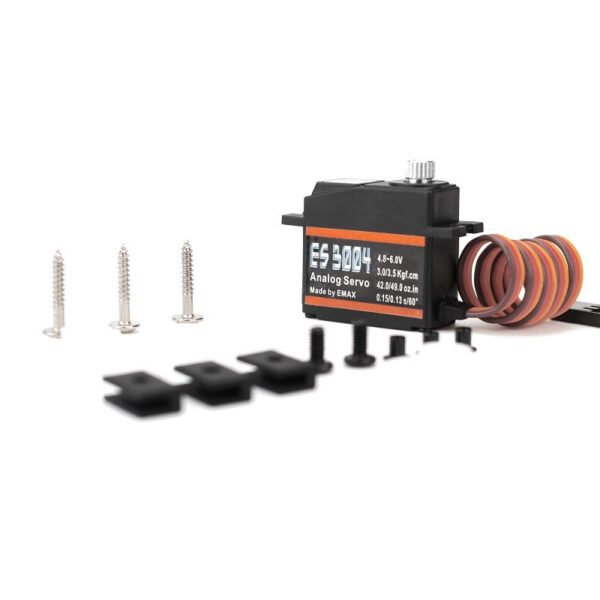 EMAX ES3004 17g 3.5kg 0.13sec 23T Metal Gear Analog Servo For RC Airplane ES3104 upgrade-(original) - Image 3