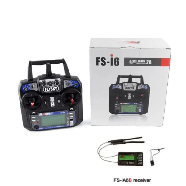 FlySky FS-i6 2.4G 6CH PPM RC Transmitter With FS-iA6B Receiver - Image 2