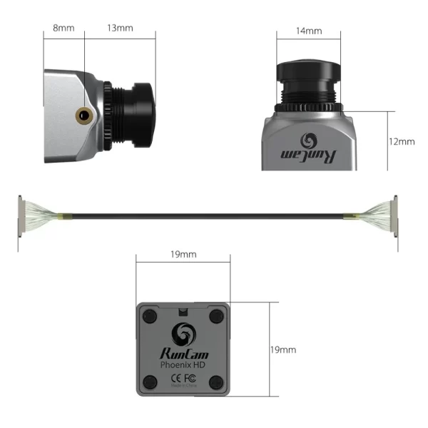 RunCam Phoenix HD Camera with 12 cm Cable - Image 2
