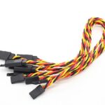 SafeConnect Twisted 30CM 22AWG Servo Lead (JR) Extension Cable with Hook – 1PCS