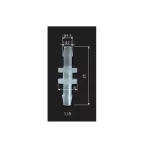 Straight Valve – 1/8 Connector
