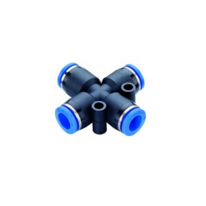PU CONNECTOR PZA 12 (12mm OD Union Cross)