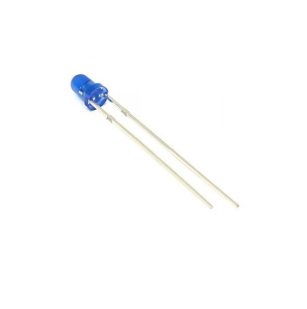 3mm round DIP LED Blue in Blue-50Pcs.