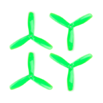Orange HD Propellers 5045(5X4.5) Tri Blade Bullnose Polycarbonate Green 2CW+2CCW-2pairs
