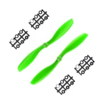 Orange HD Propellers 8045(8X4.5) ABS Green 1CW+1CCW-1pair