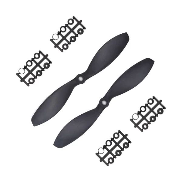 Orange HD Propellers 7038(7X3.8) Carbon Nylon Props Black 1CW+1CCW-1pair