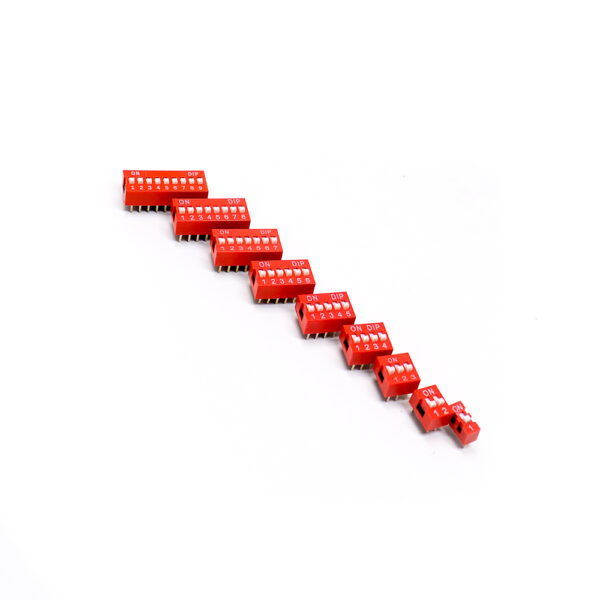 7-Pin Flat Dial switch 2.54mm