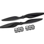 Orange HD Propellers 1045(10X4.5) Glass Fiber Nylon Black 1CW+1CCW-1pair