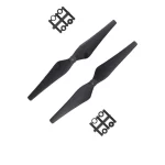 Orange HD Propellers 9443(9.4X4.3) Glass Fiber Nylon Black 1CW+1CCW-1pair
