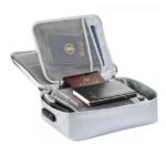 Multi-Layer Portable Waterproof Organizer Boxes Fireproof Document Bag With Lock
