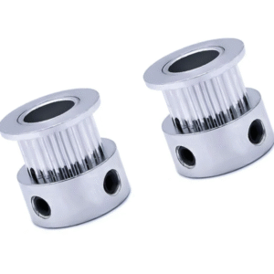 Aluminum GT2 Timing Pulley 20 Tooth 8mm Bore for 6mm Belt –(Pack of 2)