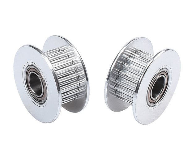 Aluminum GT2 Timing Idler Pulley For 6mm Belt 20 Tooth 5mm Bore –(Pack of 2)