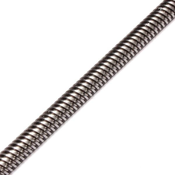 1000mm Trapezoidal 4 Start Lead Screw 8mm Thread 2mm Pitch Lead Screw with Copper Nut