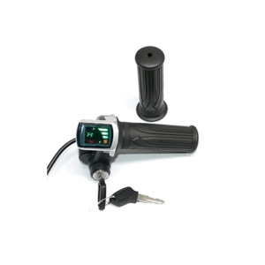 Yalu 36V LCD digital throttle with key with the speed mileage display