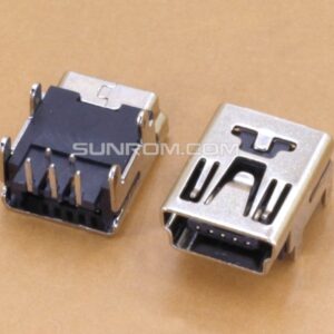 Mini USB-B Through Hole Connector Right Angle 5P(Pack of 5)