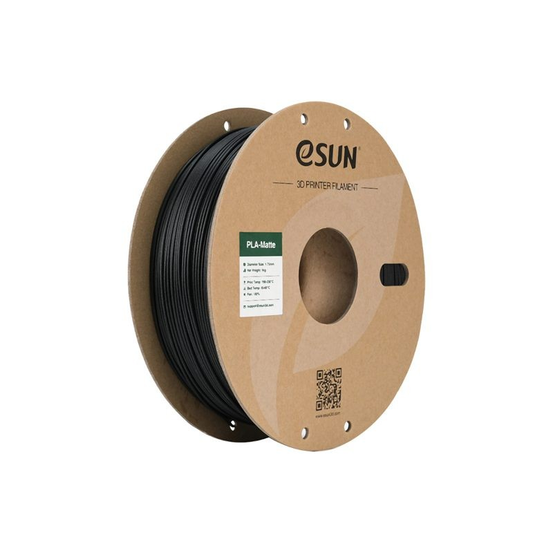 eSUN PLA-Matte 1.75mm 3D Printing Filament 1kg-Black