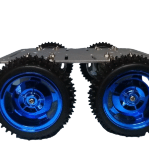 85MM Large Robot Smart Car Wheel, 38MM Width Surface Blue