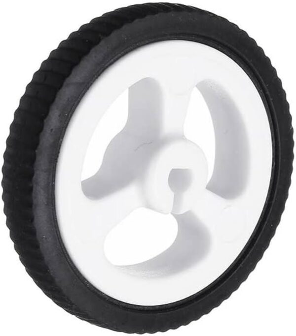 White 3PI miniQ Car Wheel Tyre 33.5mm for N20 Motor