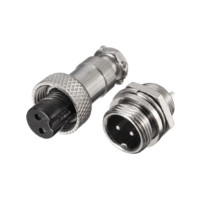 GX12 12MM: 2 PIN – set of male and female